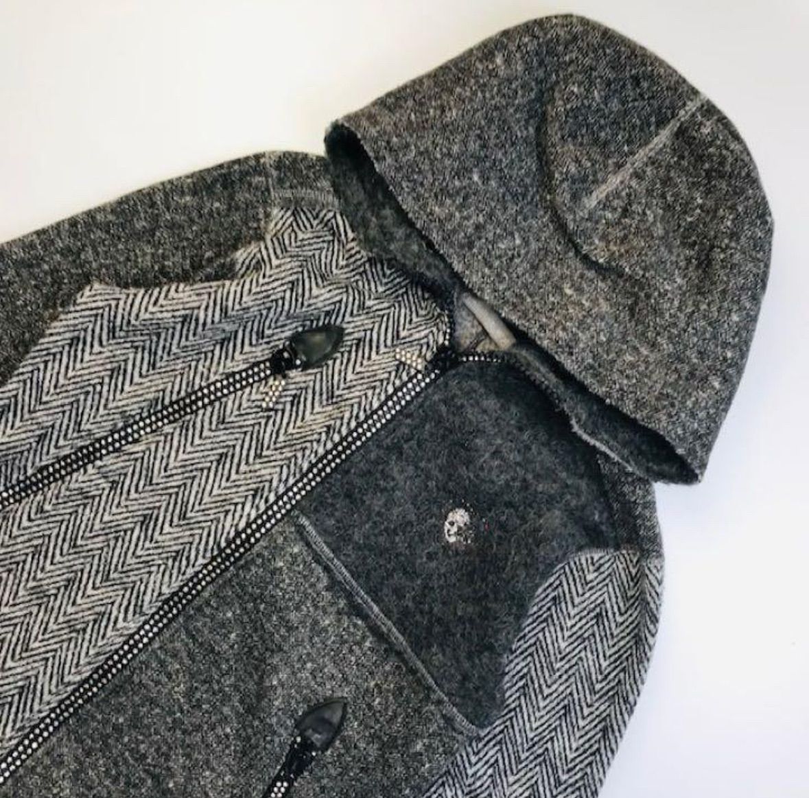 美品☆FranCisT MOR.K.S・フランシストモークス メンズ 素材切替し 