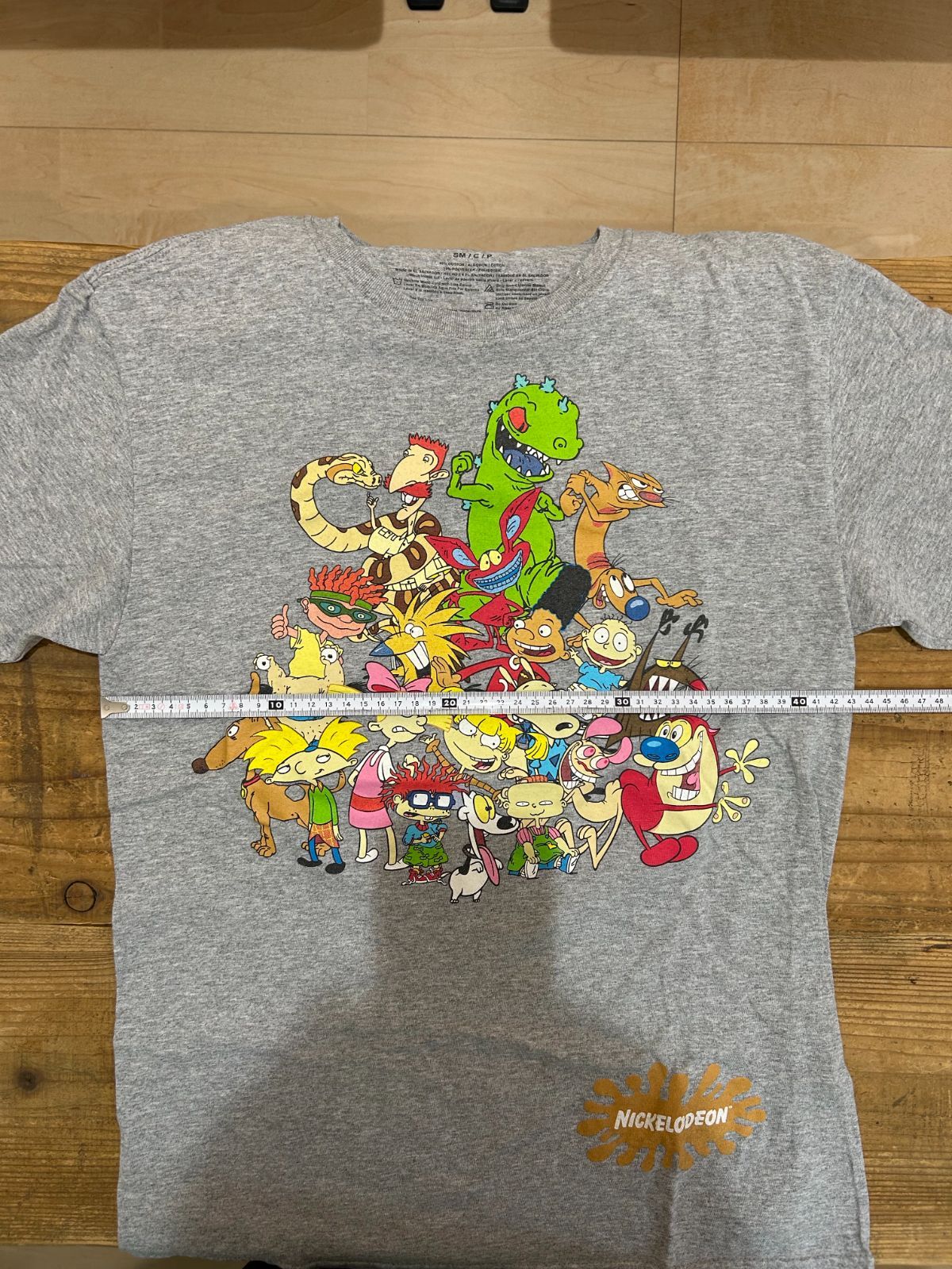 nickelodeon ニコロデオン 両面プリント Tシャツ Sサイズ US古着 