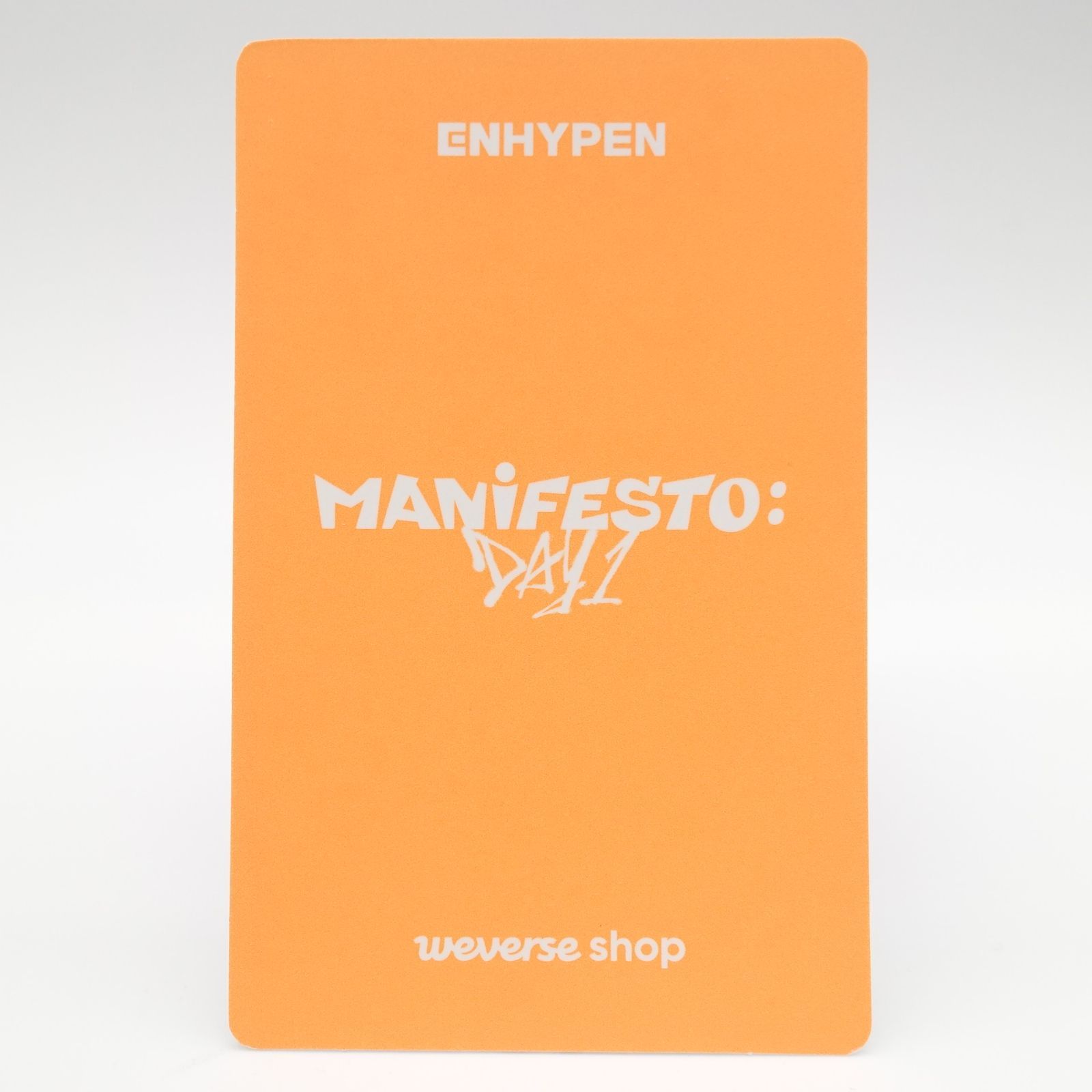 ENHYPEN ソンフン MANIFESTO DAY1 NAVER 特典 トレカ フォト カード