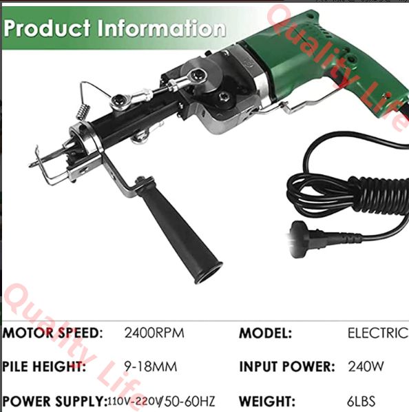1電動手動カット ループパイルカーペット製造ツール