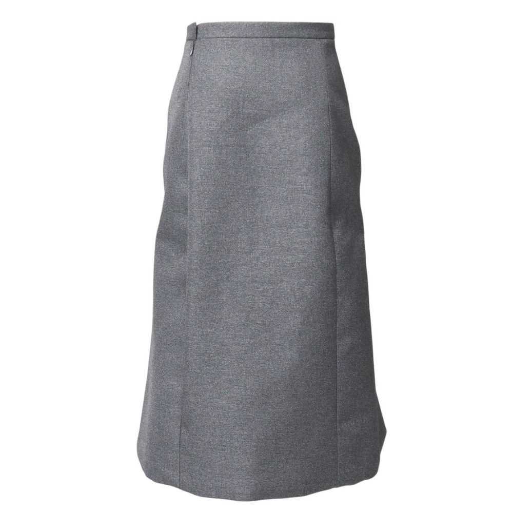 BALENCIAGA バレンシアガ ロングスカート サイズ34 タック マーメイド イタリア製 ブランド古着 20251021|RA6403