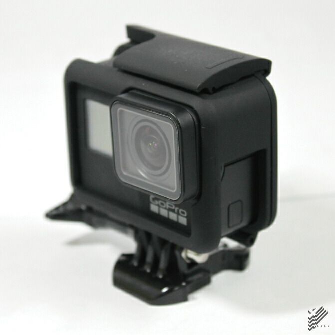 9新品未使用）GoPro 用 保護ケースフレームウッドランド迷彩カモ