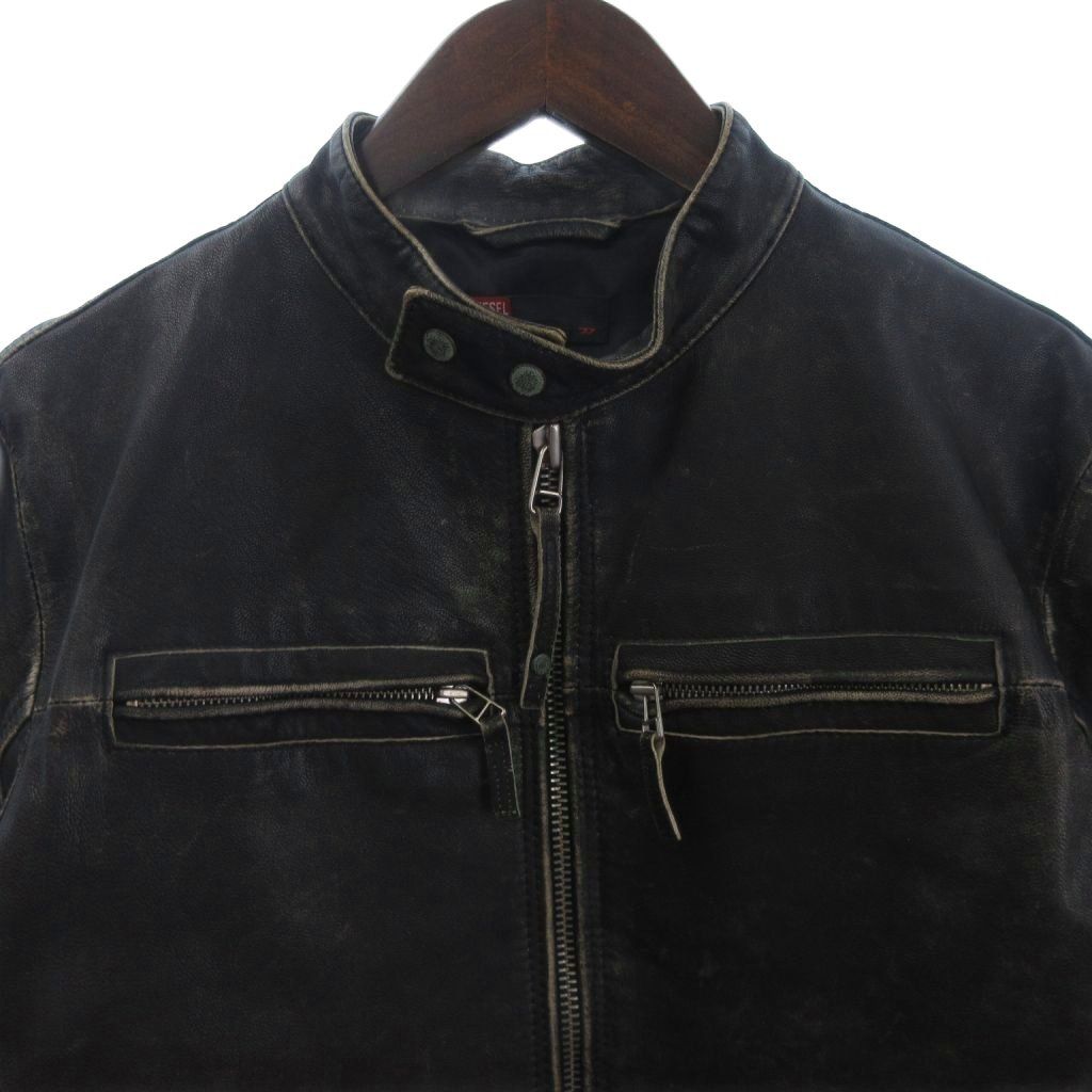 ディーゼル DIESEL ライダースジャケット ブルゾン シングル