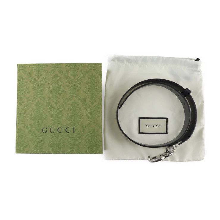 GUCCI グッチ マーモント GGキャンバス ベルト シルバー ベージュ GUCCI グッチ マーモント GGキャンバス ベルト シルバー