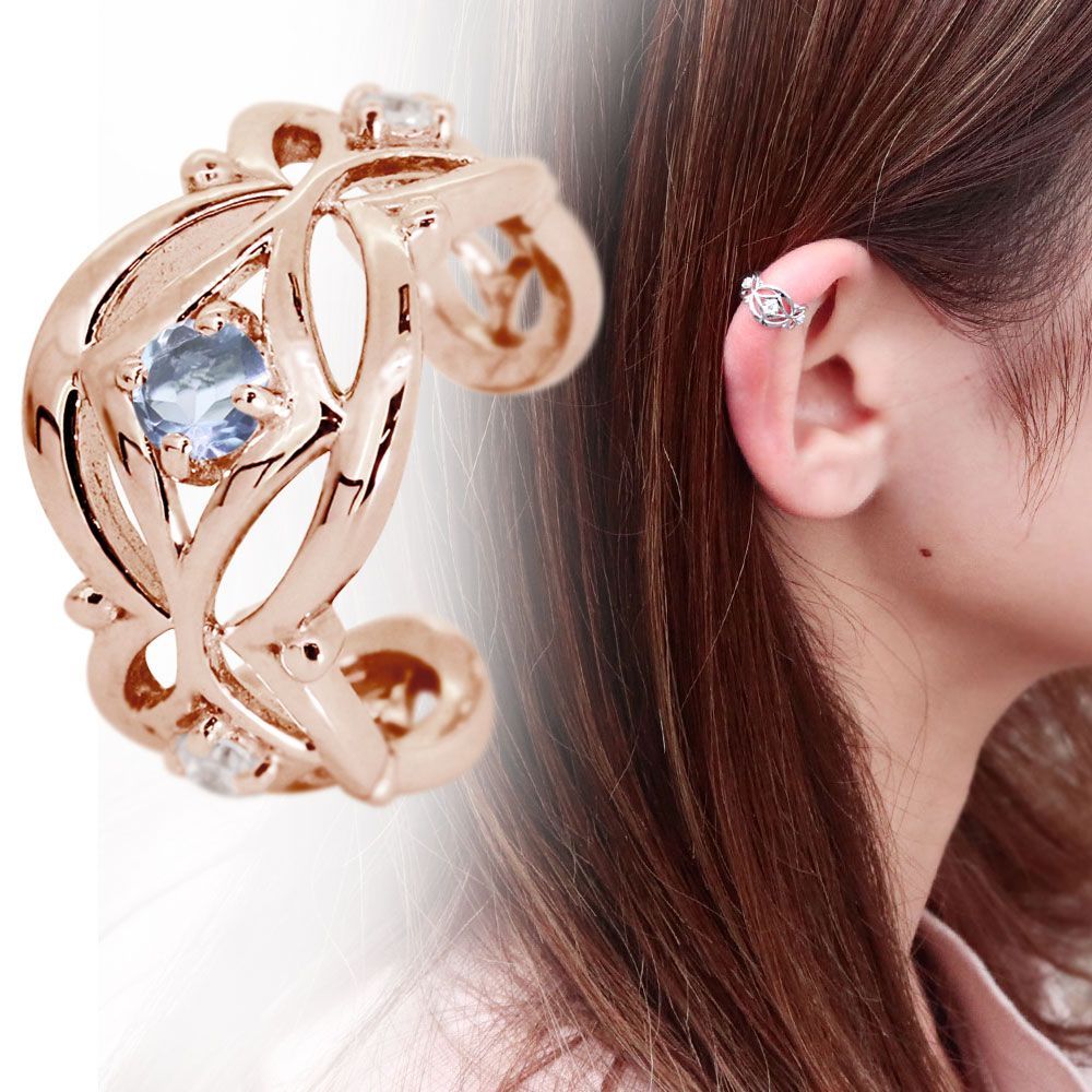 クロチェ cloche ピンクトルマリン k10YGピアス TAKE-UP ONLINE SHOP