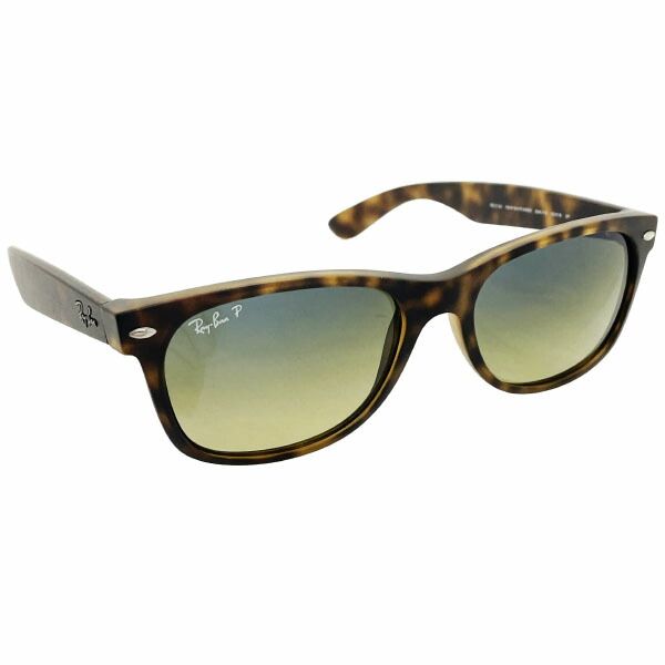 レイバン サングラス ニュー ウェイファーラー マットハバナ ブラウン系 茶色 ダークグレーレンズ RB2132 RayBan メガネ めがね 眼鏡 アイウェア ケース付き NEW WAYFARER