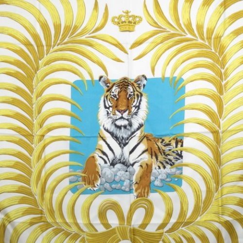 エルメス HERMES カレ90 スカーフ Tigre Royal 王者の虎 - www