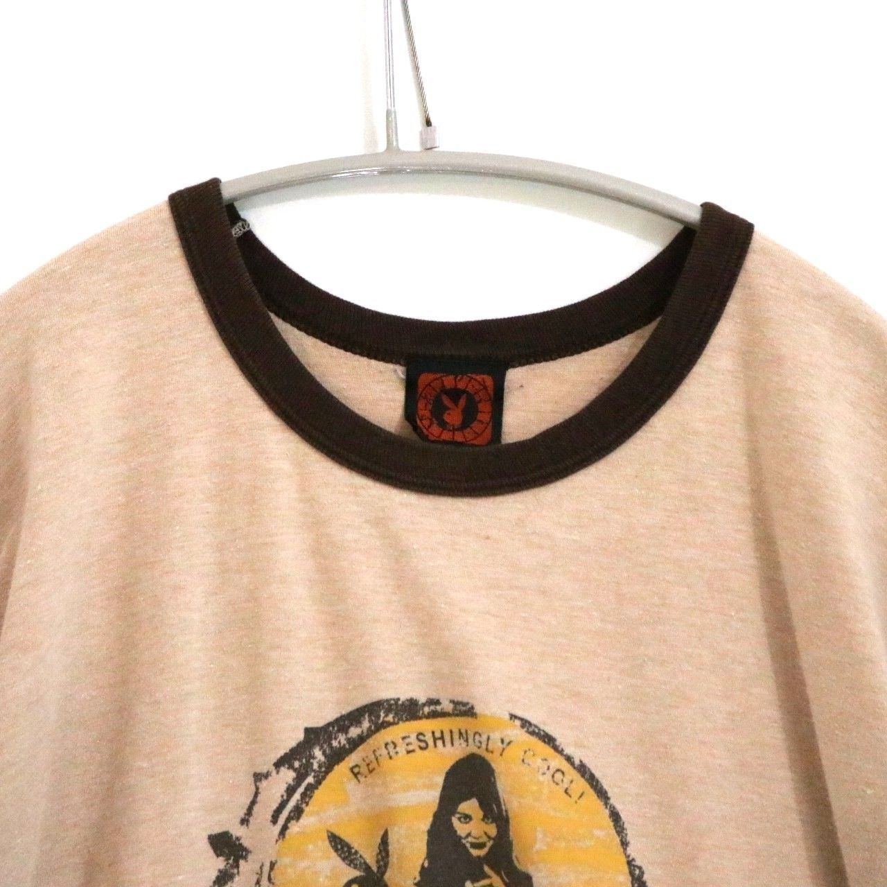 中古B】80s 90s vintage PLAY BOY プレイボーイ L メンズ 半袖Tシャツ 