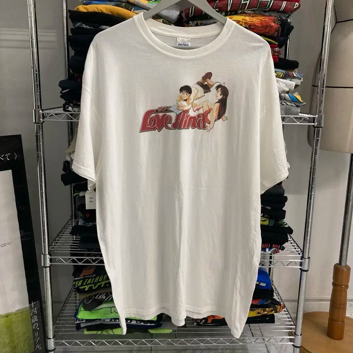 ラブヒナ 00s ヴィンテージ アニメ Tシャツ