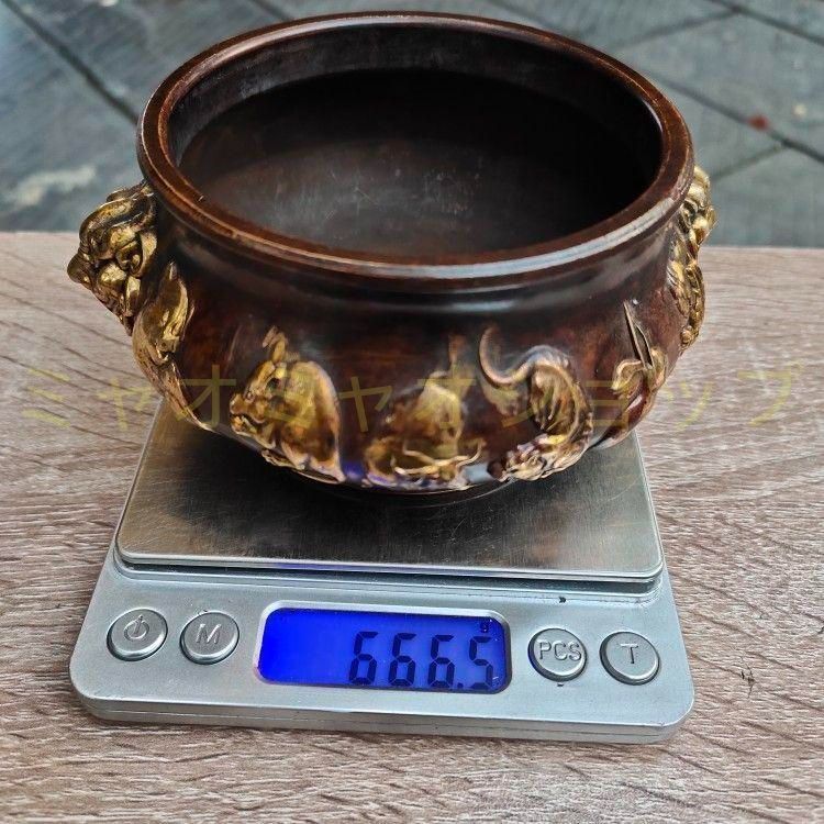 銅 細工 十二支香炉 茶道香炉 挿し香炉 仏堂香炉 装飾品 工芸品 置物 銅 細工 十二支香炉 茶道香炉 挿し香炉 仏堂香炉 装飾品 工芸品
