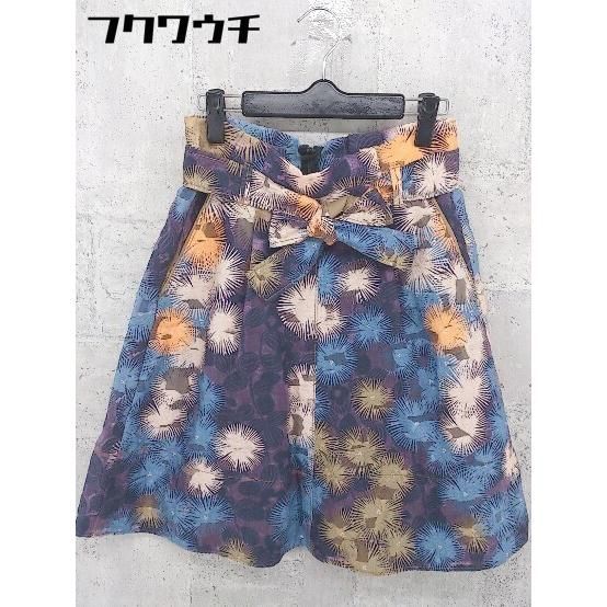 ◇ ◎ DOROTHEE SCHUMACHER ドロシーシューマッハ ベルト付 総柄 ◇ ◎ DOROTHEE SCHUMACHER ドロシーシューマッハ ベルト付 総柄