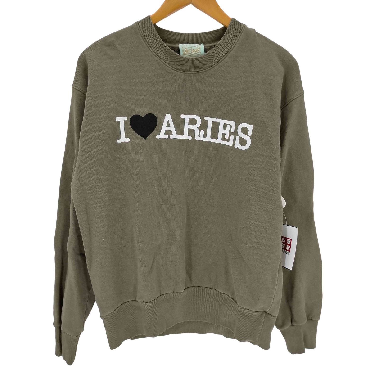 アリーズ ARIES プリントクルーネックスウェット メンズ import