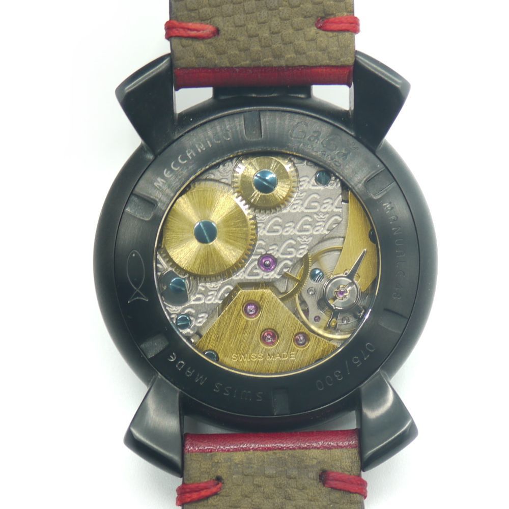 ガガミラノ マヌアーレ 48mm ラスベガス 300本限定 赤文字 Y02280