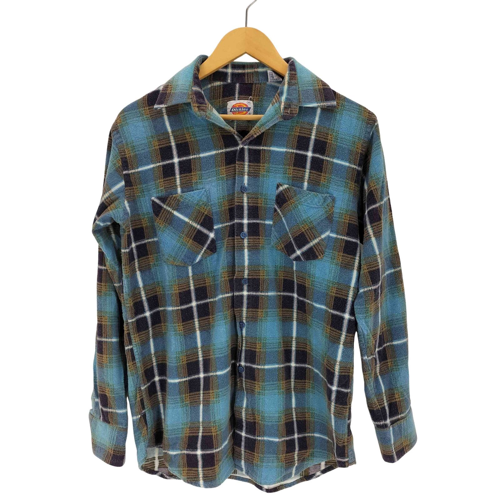 ディッキーズ Dickies チェック プリントネルシャツ メンズ import：M 