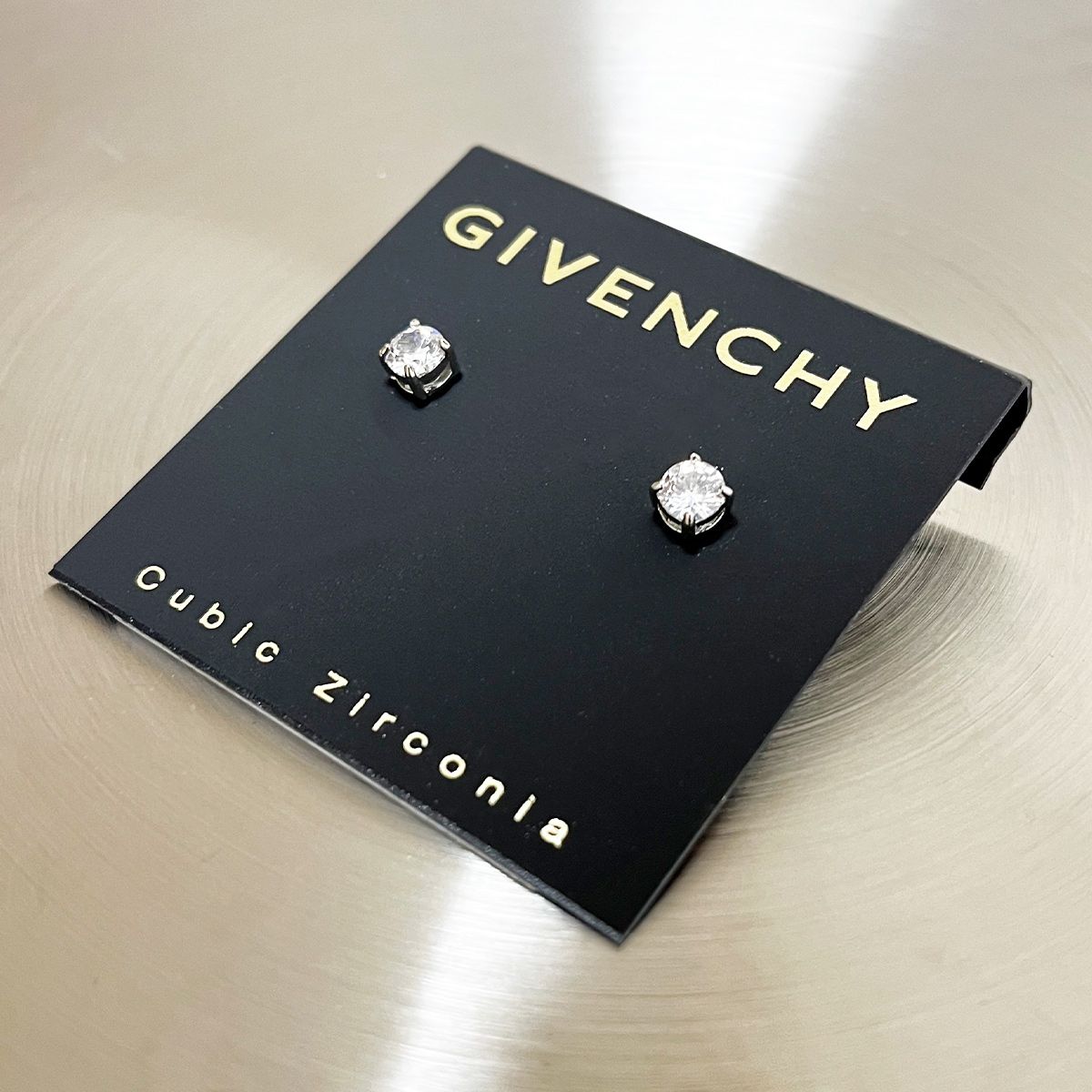 ジバンシィ ピアス GIVENCHY クリスタル スタッズピアス