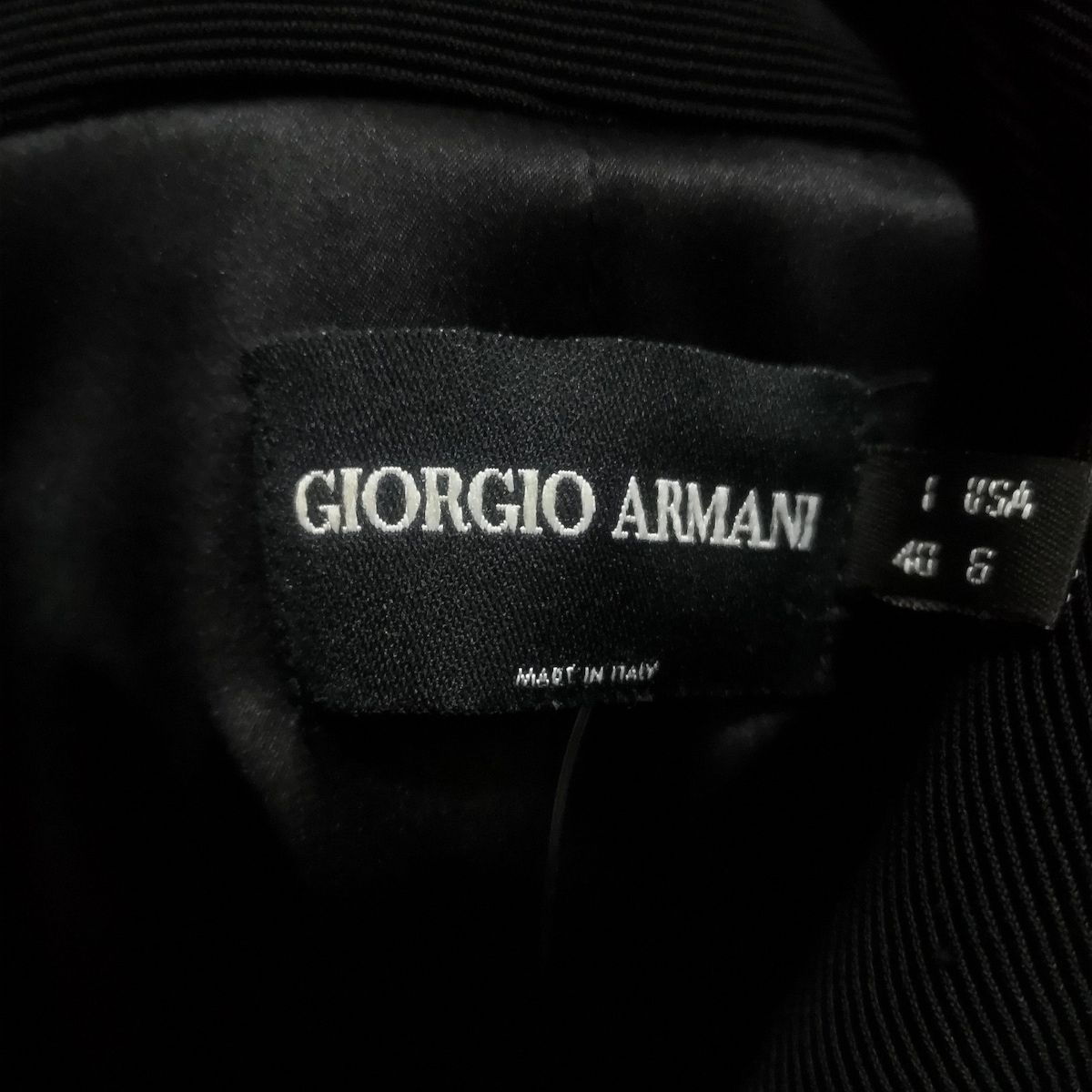 最終値下げ 黒 - M サイズ40 ブルゾン GIORGIOARMANI ジョルジオ