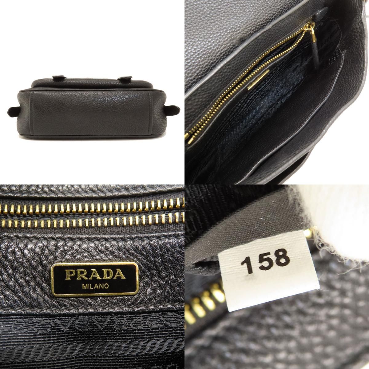 PRADA プラダ 1BD092 ロゴ ショルダーバッグ レザー レディース - メルカリ