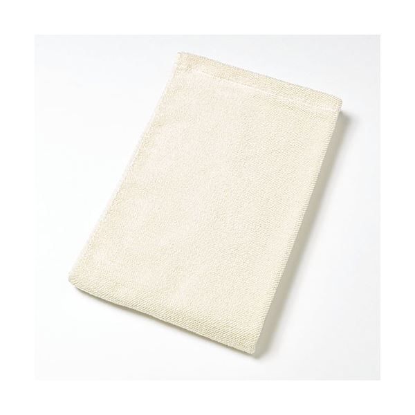 5個セット 楠橋紋織 くすばしタオル ドラム式洗濯機対応 抗菌 防臭 ポワン小粒 スマートバスタオル アイボリー 1-68490-21-IX5