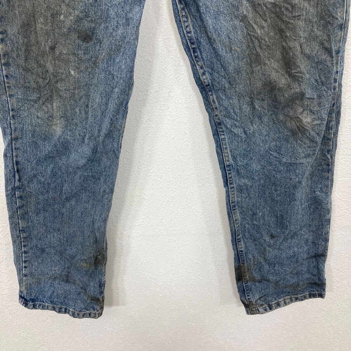 Wrangler デニムパンツ W32 ブルー ラングラー ジップアップ メキシコ 