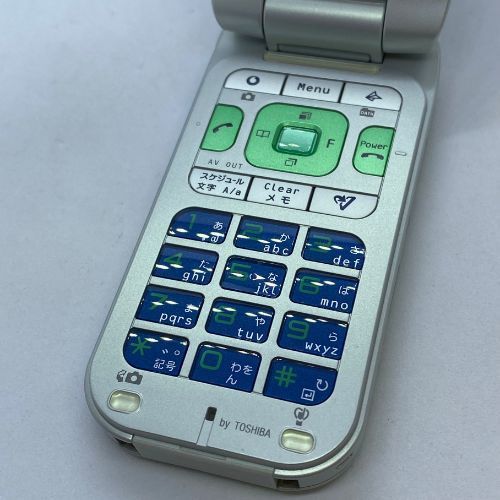 ☆【美品】携帯電話 Vodafone V603T グリーン (Softbank) 【保証