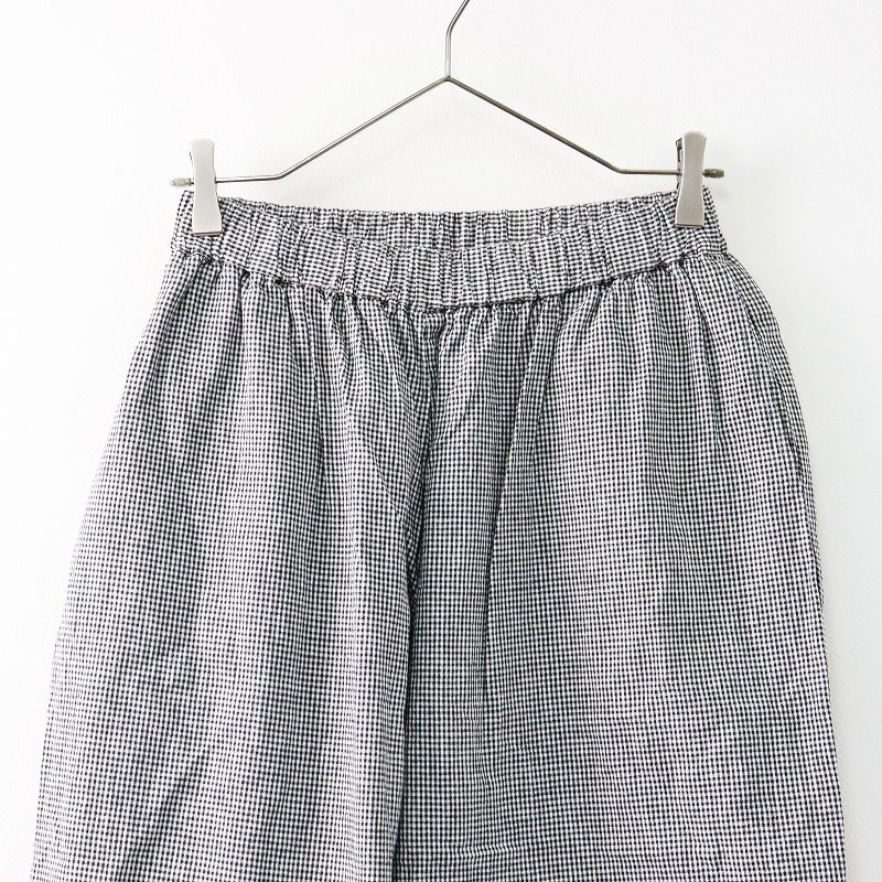 オローネ TANDEYコットンリネン ギンガムチェック 美品 定番 オローネ タンディ TANDEY コットン リネン ギンガム