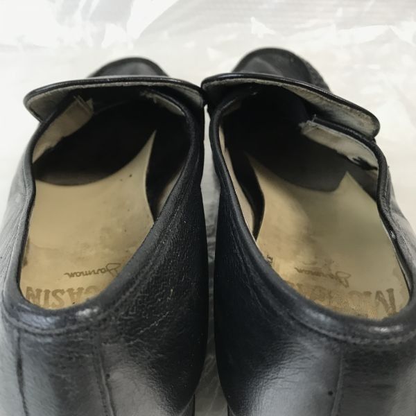 60s-70s?/ビンテージ★Jarman MOCCASIN/ジャーマン★本革/ローファー/モカシン【24.5EE/黒/BLACK】スリッポン/ビジネス/dress shoes◆pF-93 60s-70s?/ビンテージ☆Jarman MOCCASIN/ジャーマン☆本革/ローファー