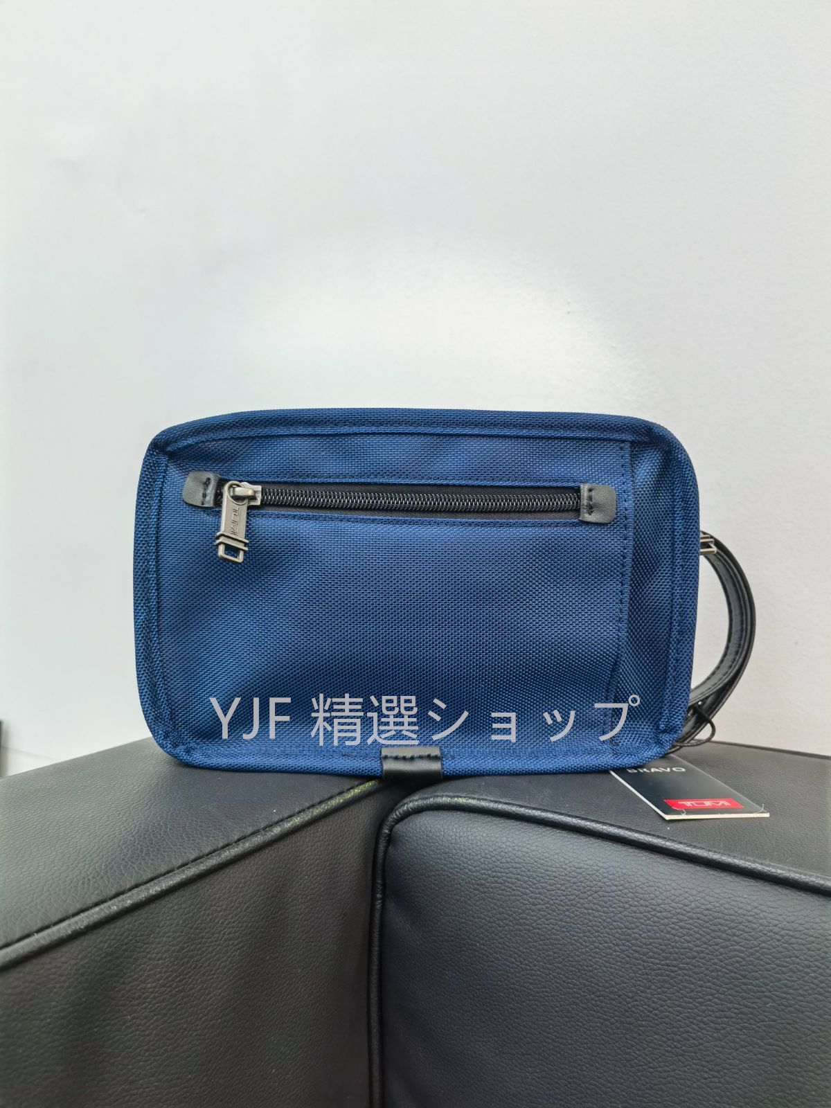 新品✨　TUMI　クラッチバッグ　ネイビーブルー　22104　おしゃれ　日常用　メンズバッグ　多機能　大容量