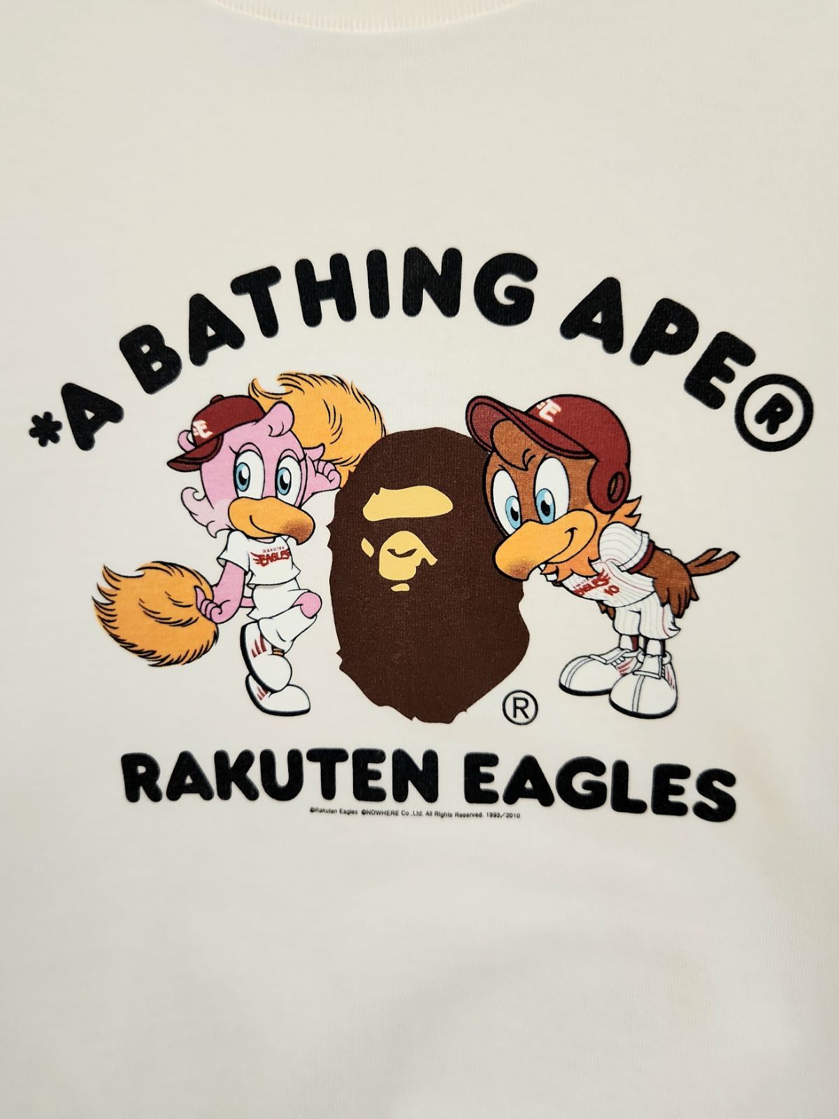 A BATHIG APE × 楽天イーグルス コラボTシャツ S アベイシングエイプ 
