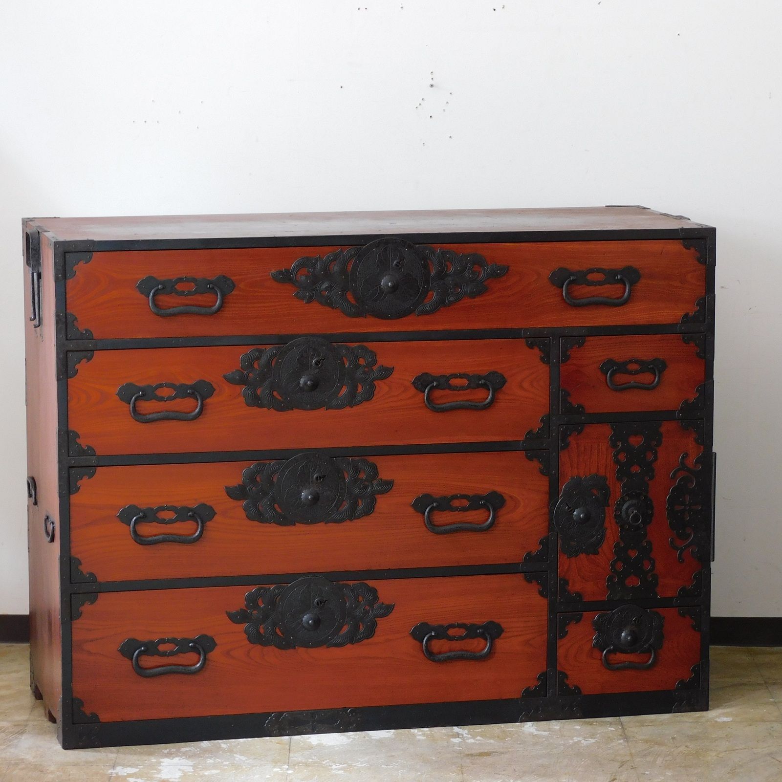 送料当方負担※ヴィンテージ チェスト 無垢