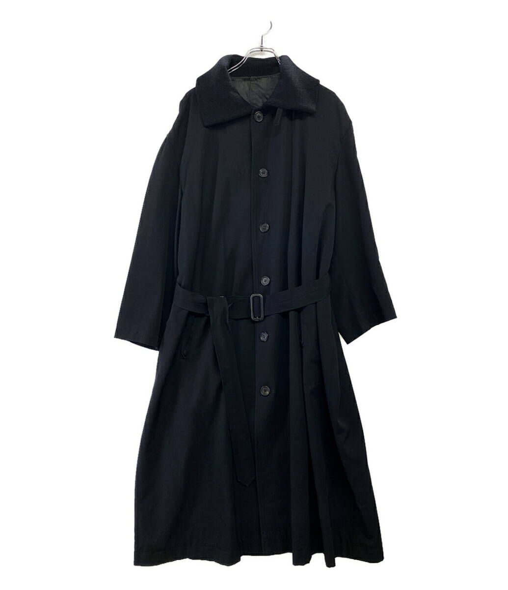 00s archive Y’s for men Wool Gabardine Coat with Ribbed Callar 襟リブウールギャバジンコート その他コート ワイズフォーメン