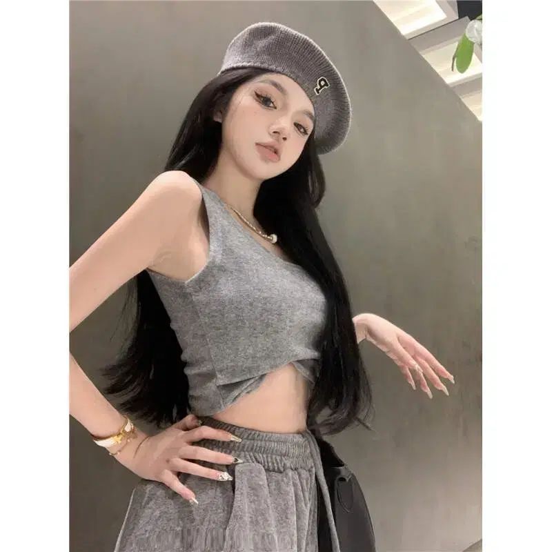  ニット カーディガン ノースリーブ ズボン セット その他 セットアップ