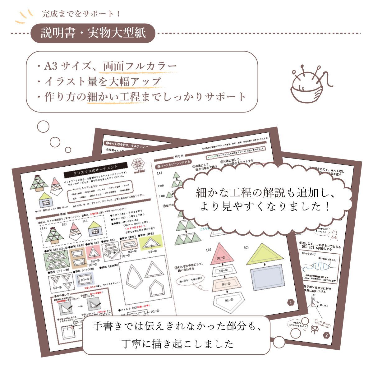 パッチワークキット】クリスマス オーナメント クリスマスツリー