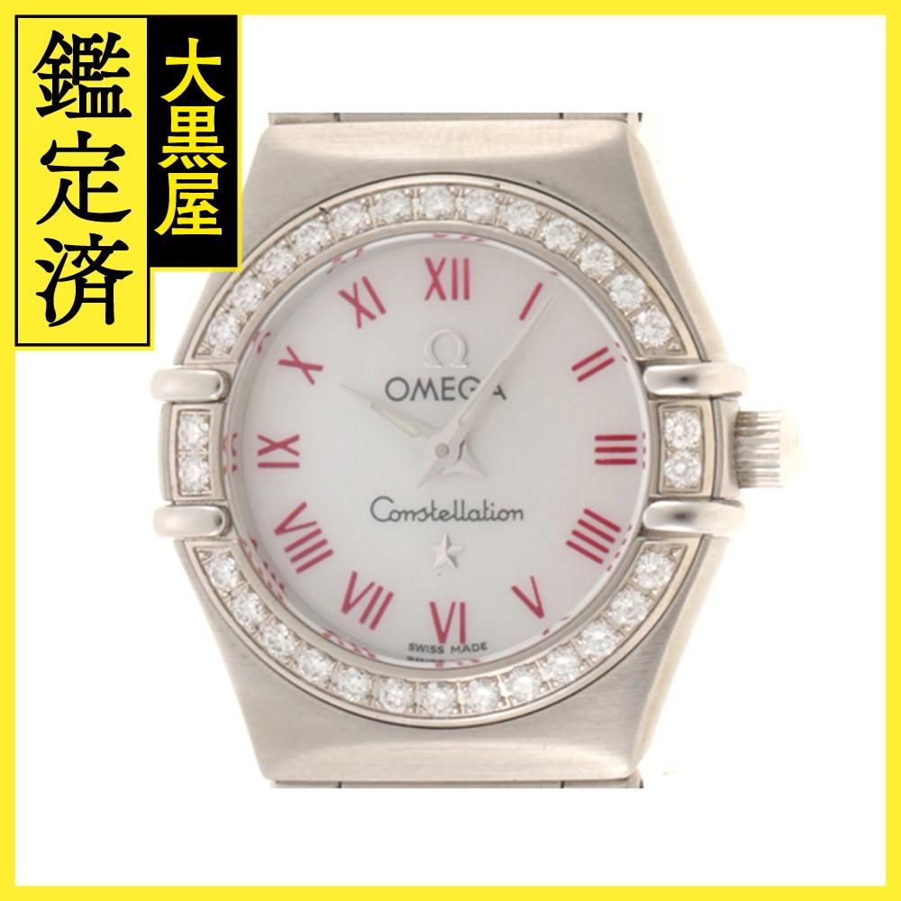 オメガ OMEGA コンステレーション クアドラ 1539.77 SS 純正ダイヤモンドベゼル クオーツ レディース 腕時計