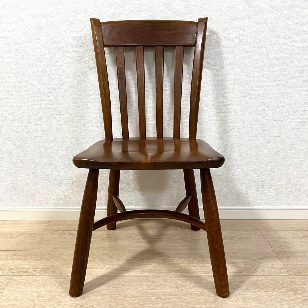 そ72 柏木工 ダイニングチェア 木製 ウインザーチェア 飛騨高山 KASHIWA ウィンザーチェア