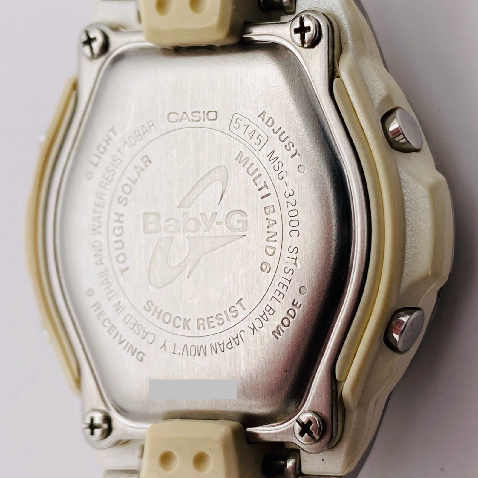 【電波ソーラー、美品】CASIO　カシオ　Baby-G　MSG-3200C 楽天市場】CASIO カシオ Baby-G ベビーG ベイビージー
