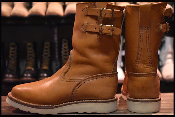 7.5E 良品 17年】WESCO ウエスコ カスタムボス ベジタン 9インチ