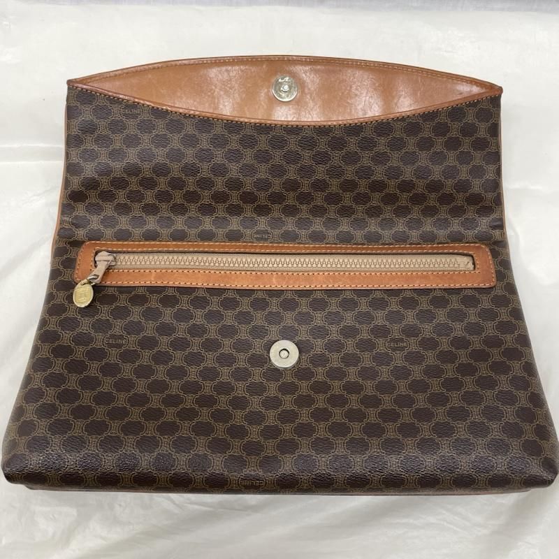 ◆良品◆ CELINE クラッチバッグ マカダム トリオンフロゴ CELINE セリーヌ マカダムトリオンフ ヴィンテージ クラッチ