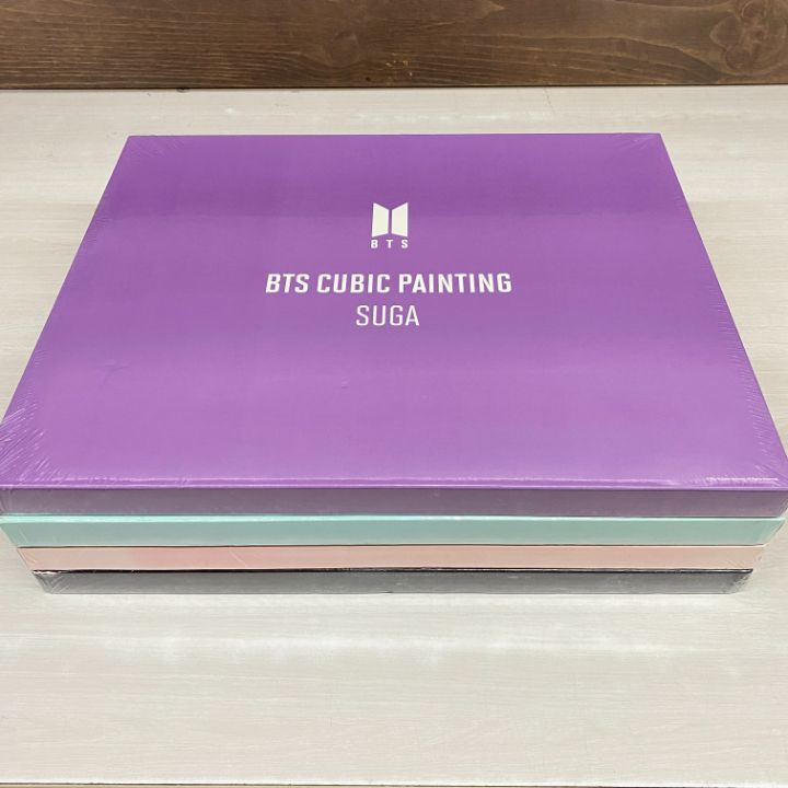 東店19-1033-2504 BTS CUBIC PAINTING キュービックペインティング SUGA 4点セット