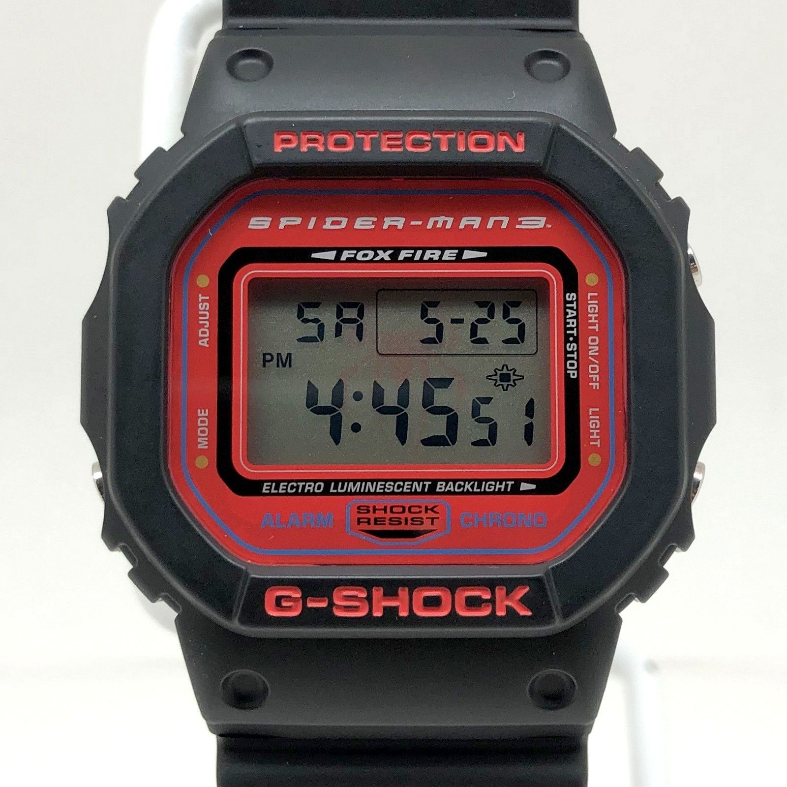 G-SHOCK　スパイダーマン　DW-5600　腕時計 CASIO G-Shock Square 'Black Red' DW-5600SPIDER-1PR