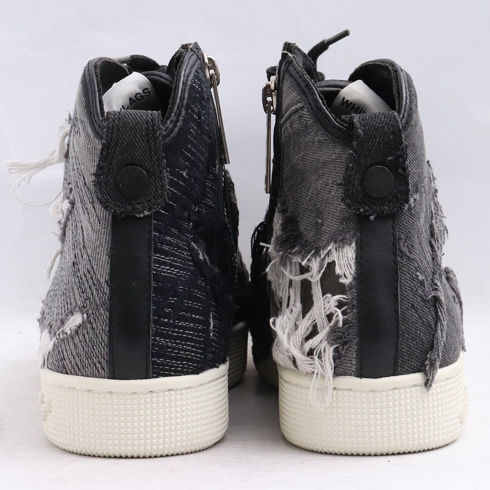 靴 ISAMU KATAYAMA BACKLASH WHITE FLAGS ISAMU KATAYAMA BACKLASH - × WHITEFLAGS usedデニムリメイク