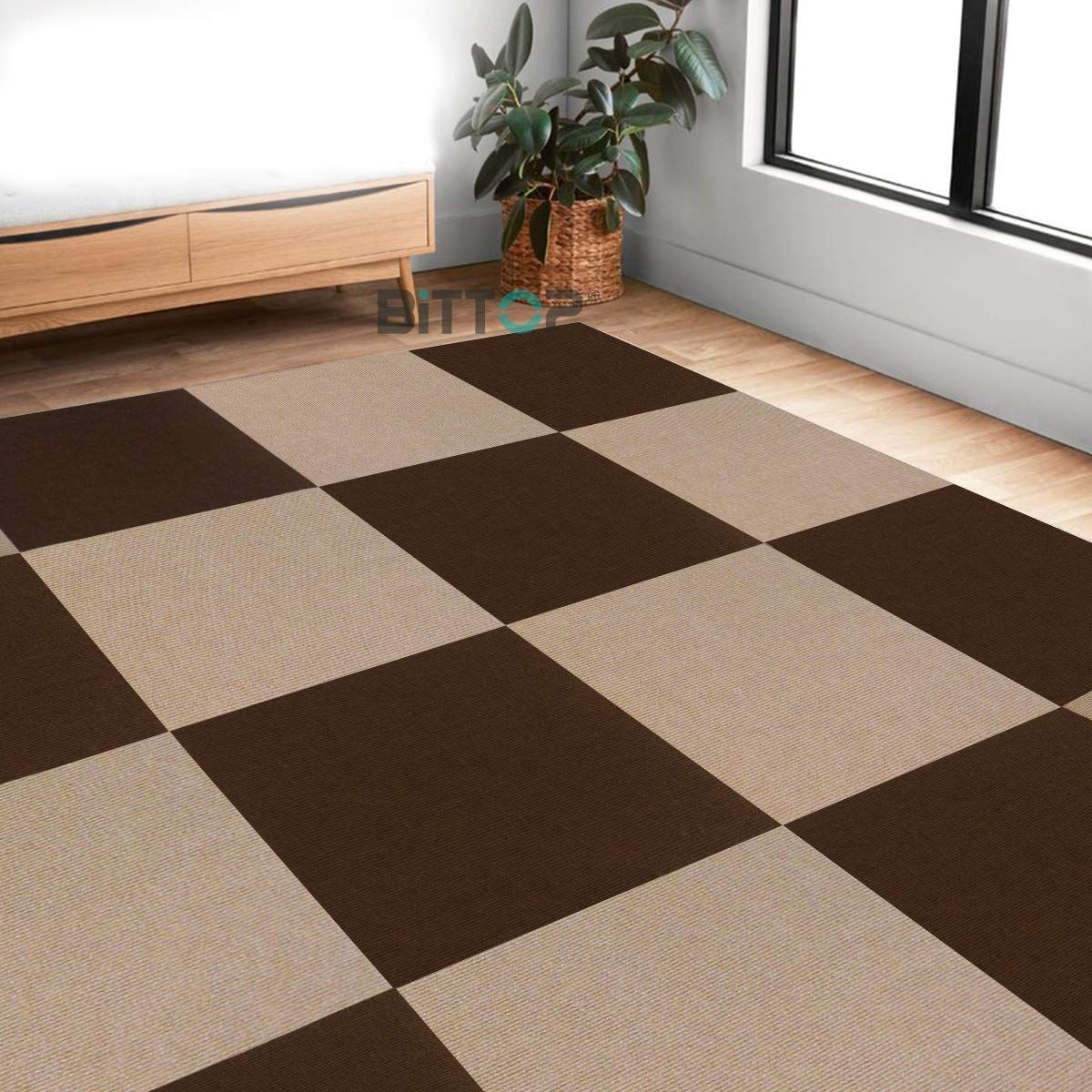 ジョイントマット 大判サイズ 45*45cm 40枚 タイルマットチェアマット 吸着窓ぴたシート ズレない 防音 洗える カーペット ペット