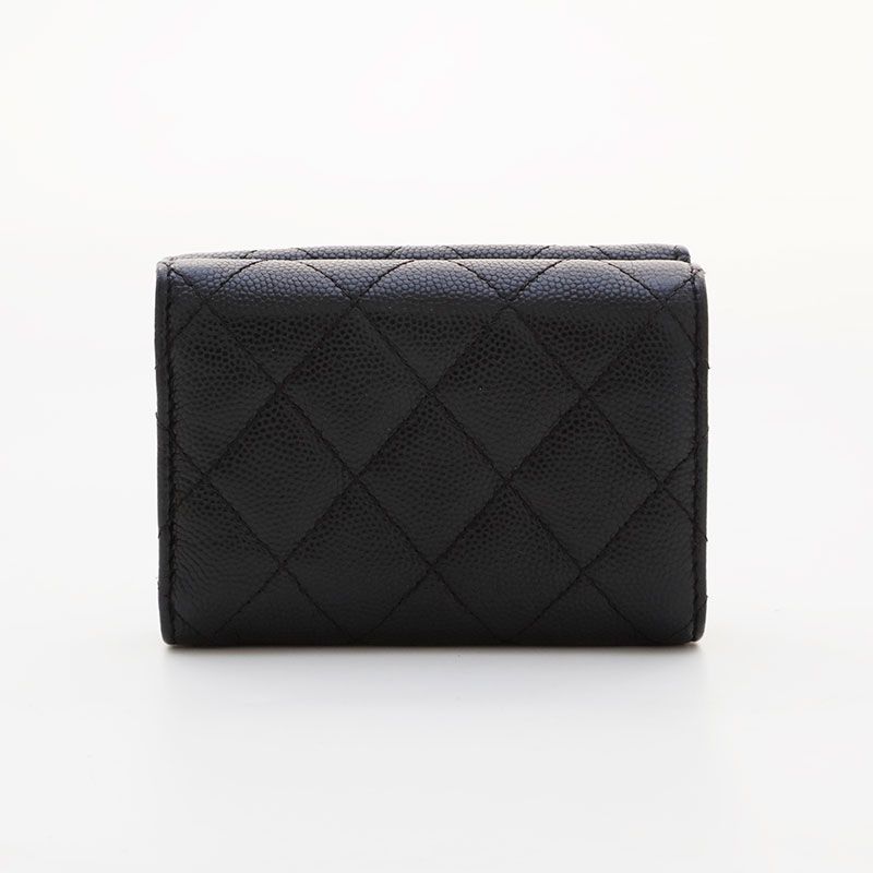 ここあ様 CHANEL シャネル 三つ折り財布 26番台 キャビアスキン