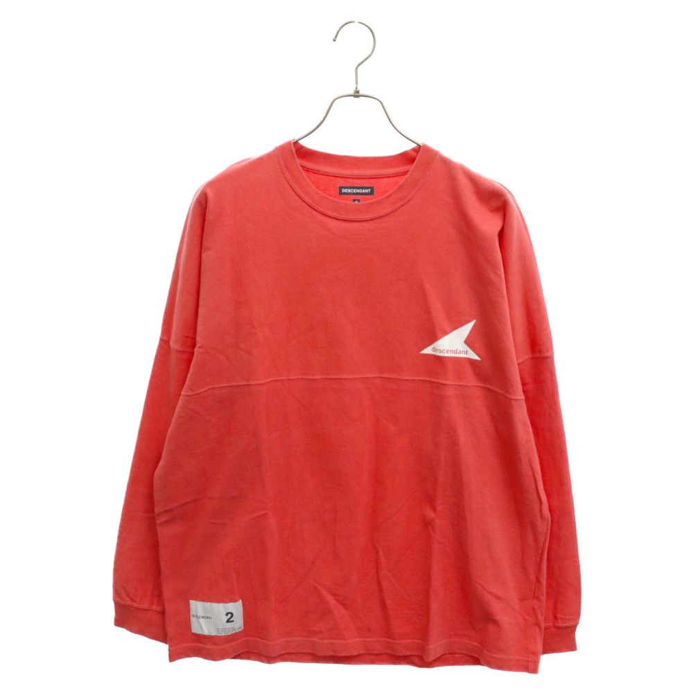 ディセンダント　バックロゴ　ロンT DESCENDANT (ディセンダント) バックロゴ プリント オーバーサイズ