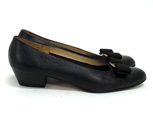 □美品□ Salvatore Ferragamo フェラガモ ヴァラリボン