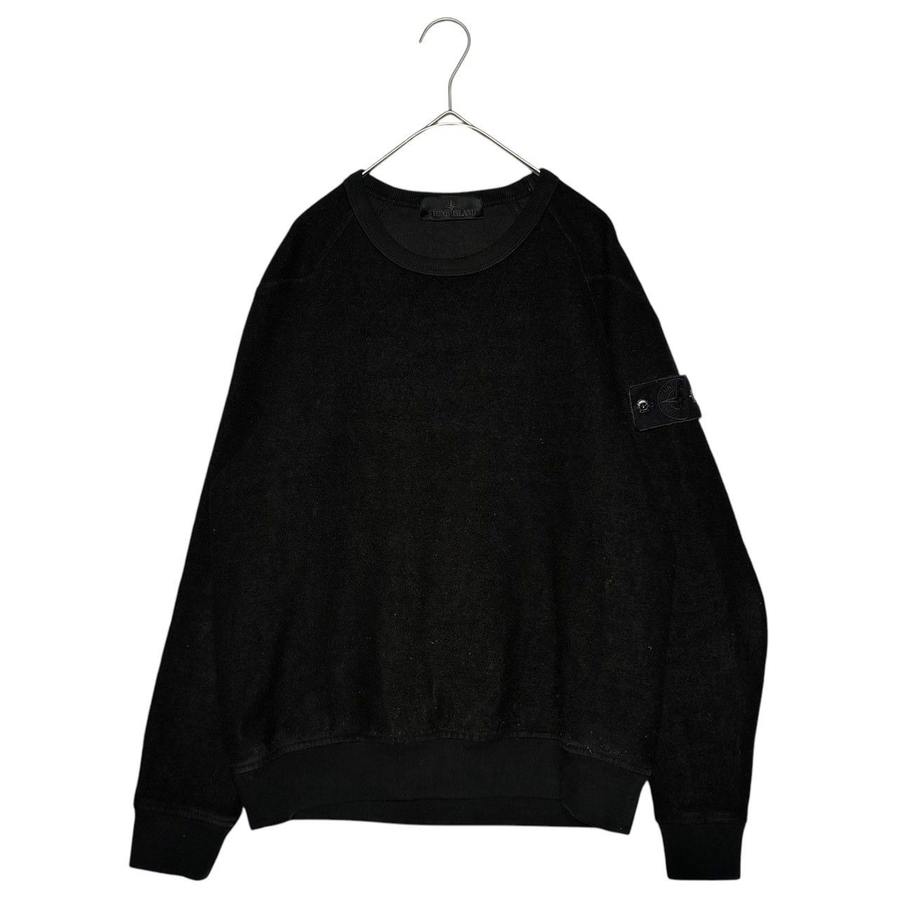STONE ISLAND SHADOW PROJECT(シャドウプロジェクト) 20AW  cotton wool crew neck sweatshirts コットン ウール クルーネック スウェット 7315654F5 M ブラック
