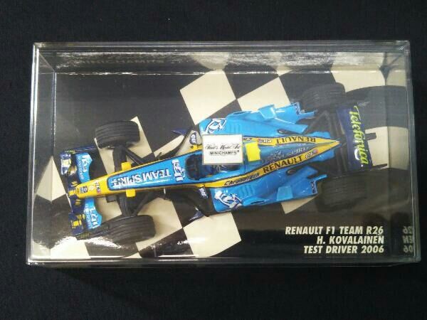 MINICHAMPS RENAULT F1 TEAM R26 H.KOVALAINEN TEST DRIVER 2006 1/43
