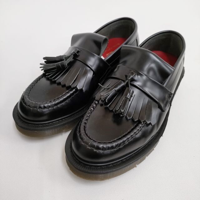 R&D.M.Co-/Loake 未使用 POLISH ポリッシュ 4.5E 定価60500円 タッセルローファー ブラック オールドマンズテーラー/ローク【中古】4-0929G♪