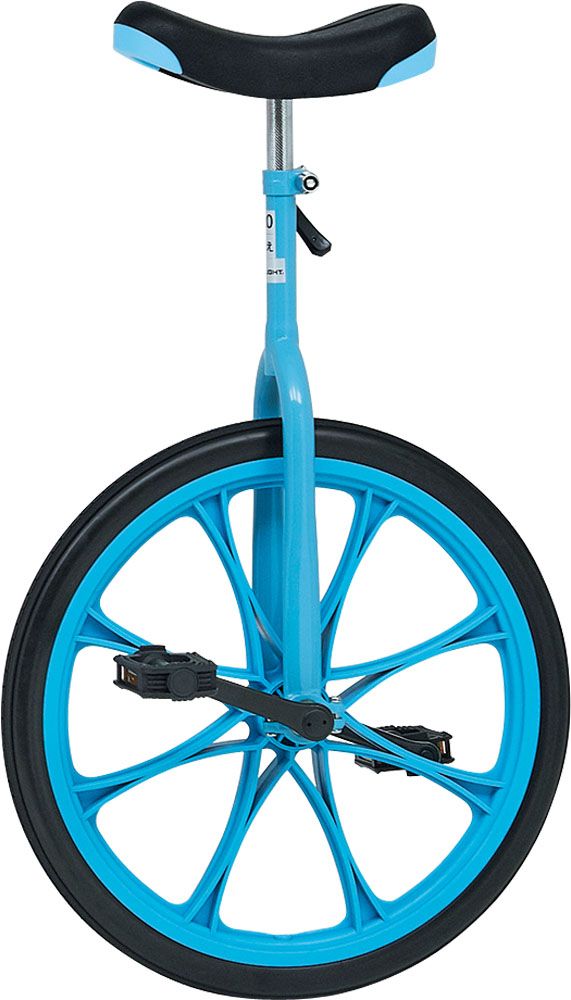 トーエイライト TOEI LIGHT ノーパンク一輪車20 学校体育器具 一輪車 ノーパンク一輪車 教材 ゴムタイヤ一体型 体つくり運動 表現運動 体育 授業 教材向き 衝撃性能 青 ブルー T2498B 青