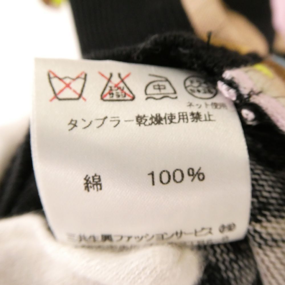 レオナールスポーツ　花柄ドット模様タートルネックニット レオナールスポーツ花柄ドット模様タートルネックニット