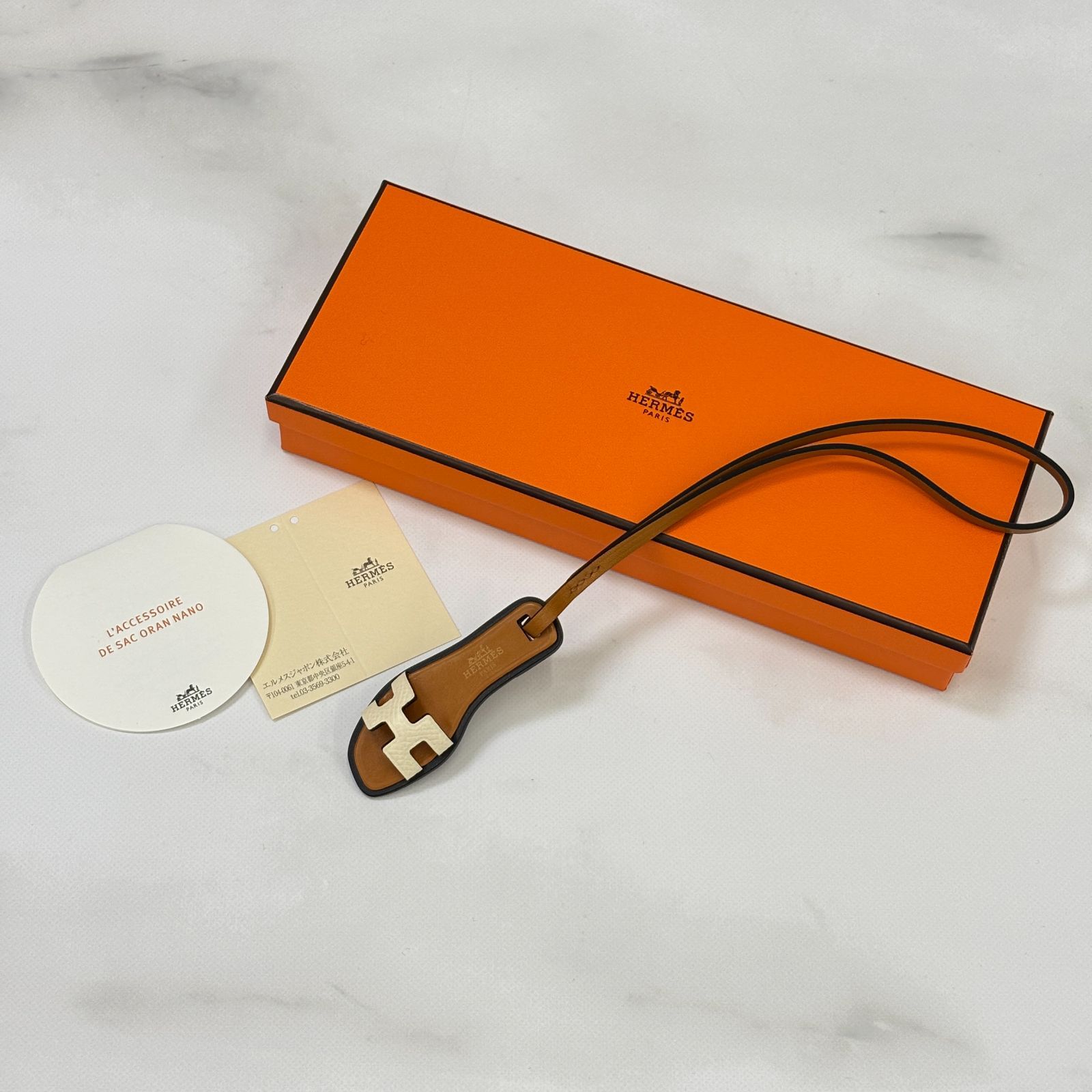 【未使用展示品】エルメス　オラン　ナノ　チャーム　ブラウン サンダル 楽天市場】【中古】未使用 HERMES エルメス バッグチャーム